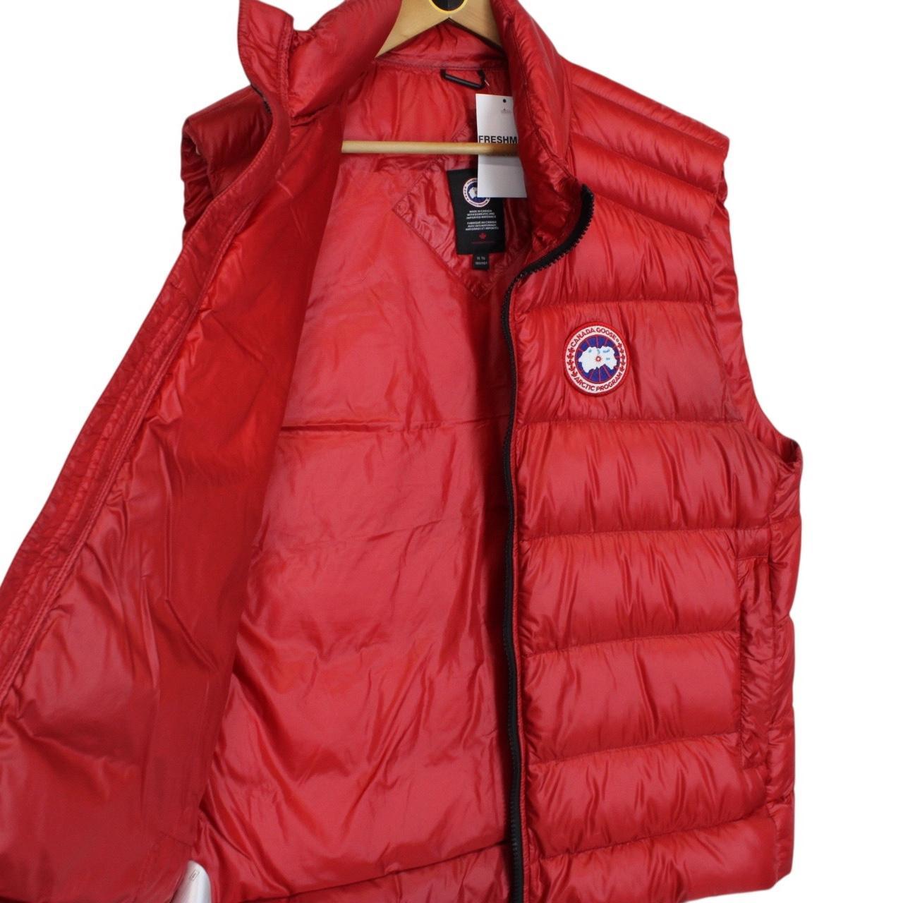 Canada Goose Crofton Red Nylon Down Gilet / Bodywarmer