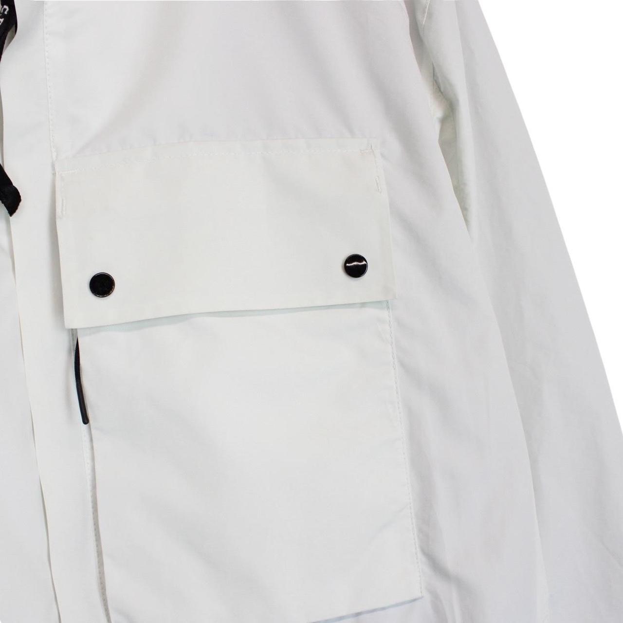 CP Company White Micro-M Full Zip Goggle Jacket