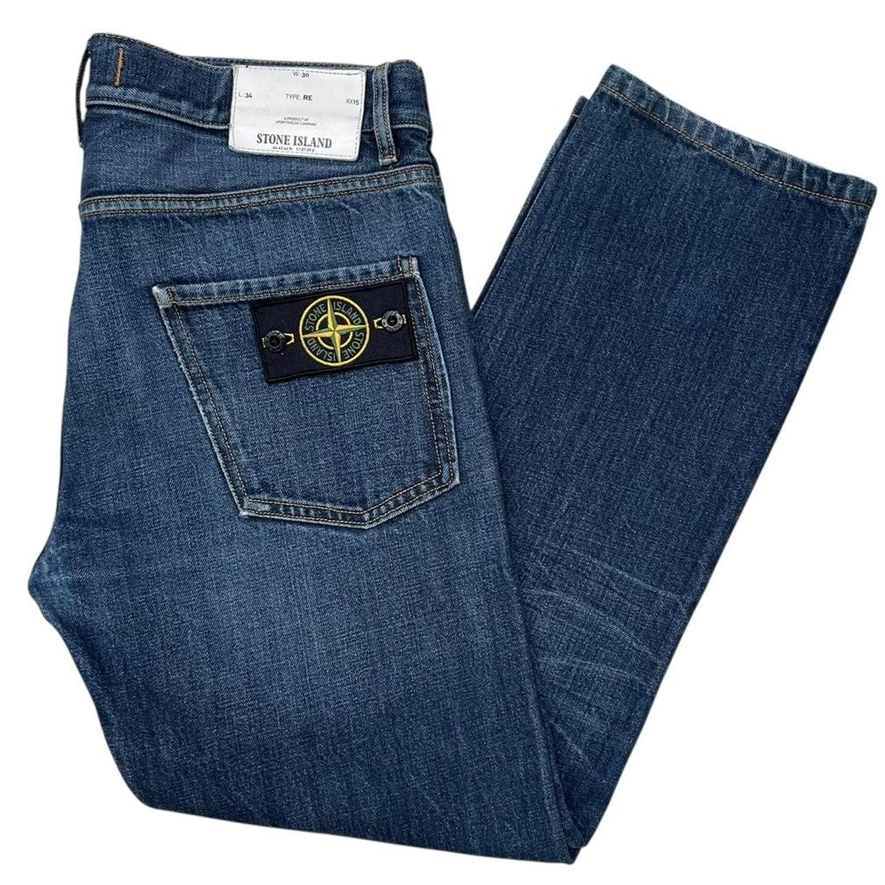 Stone Island SS 2012 Navy Blue RE Fit Denim Jeans