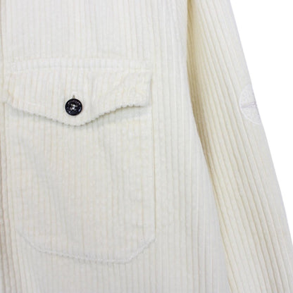 Stone Island AW 2020 Cream Long Sleeve Jumbo Corduroy Shirt