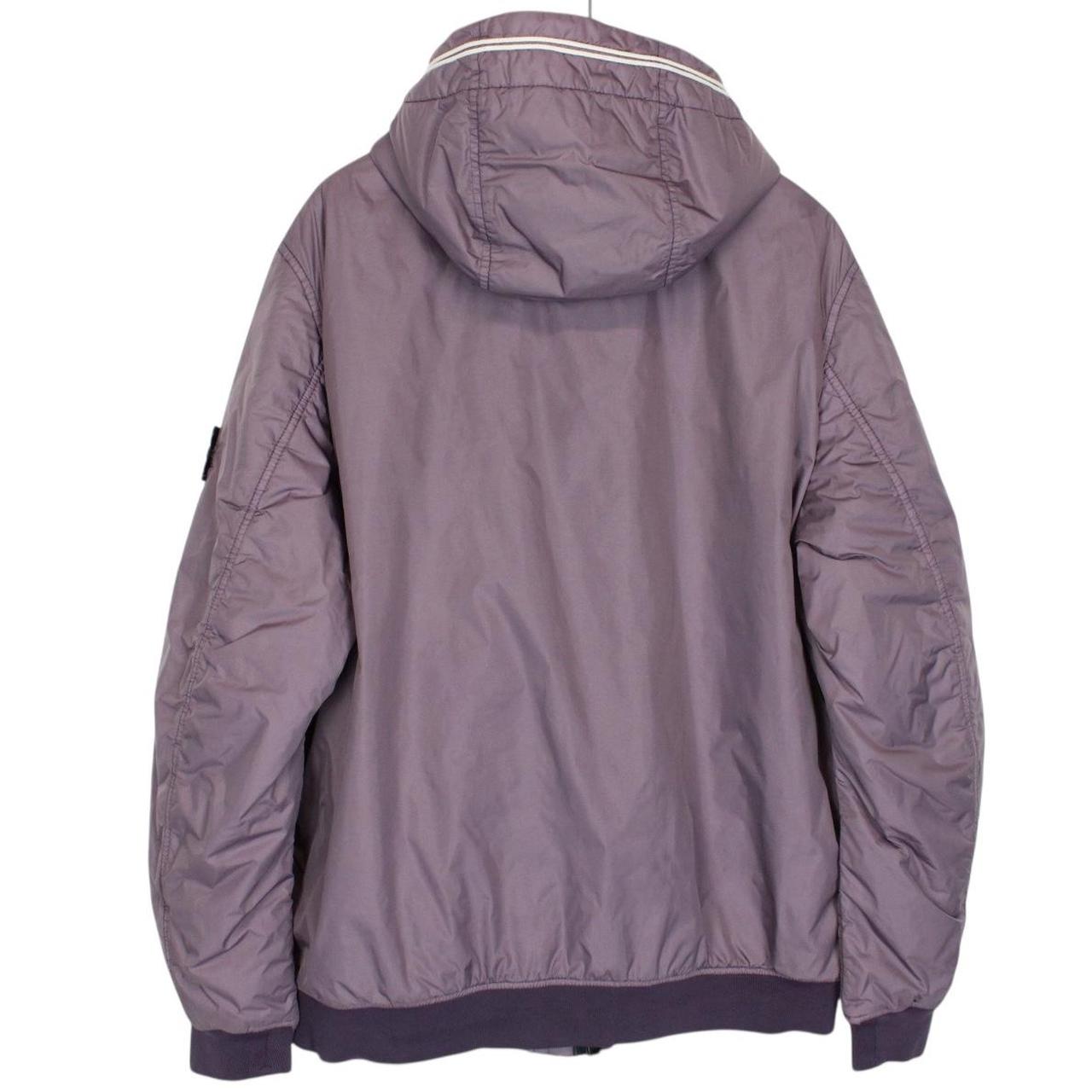 Stone Island AW 2020 Purple Garment Dyed Crinkle Reps NY Primaloft Jacket