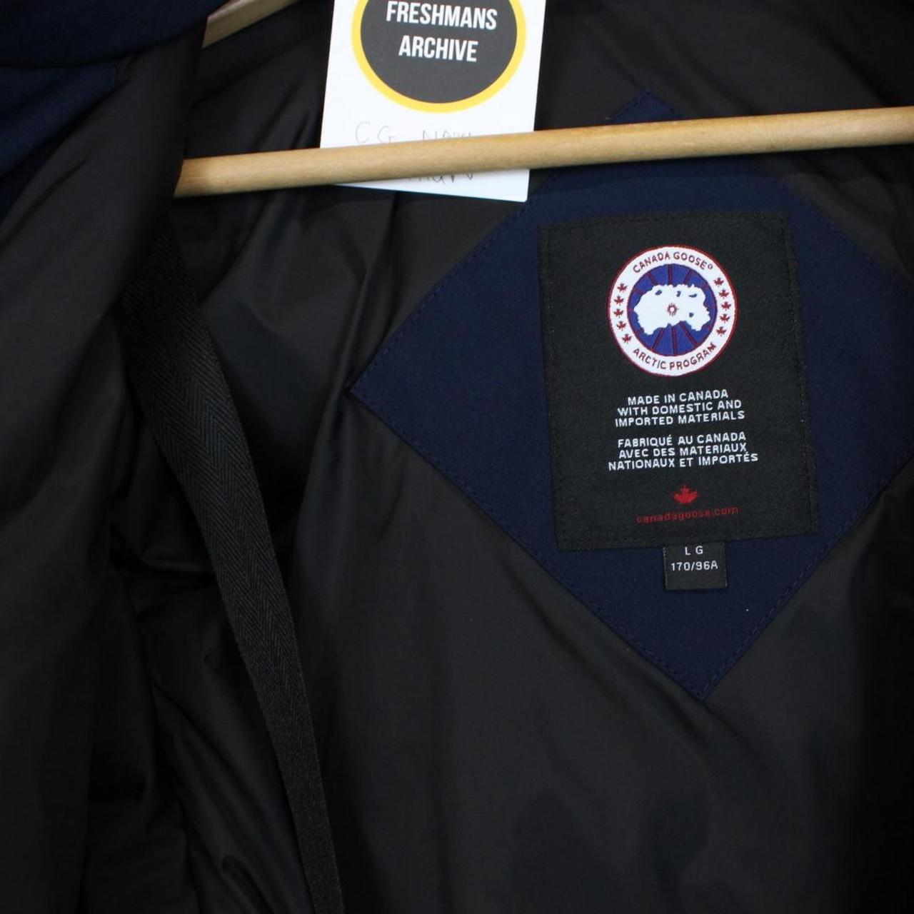 Canada Goose Navy Blue Macmillan Parka Down Jacket