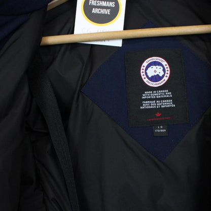 Canada Goose Navy Blue Macmillan Parka Down Jacket