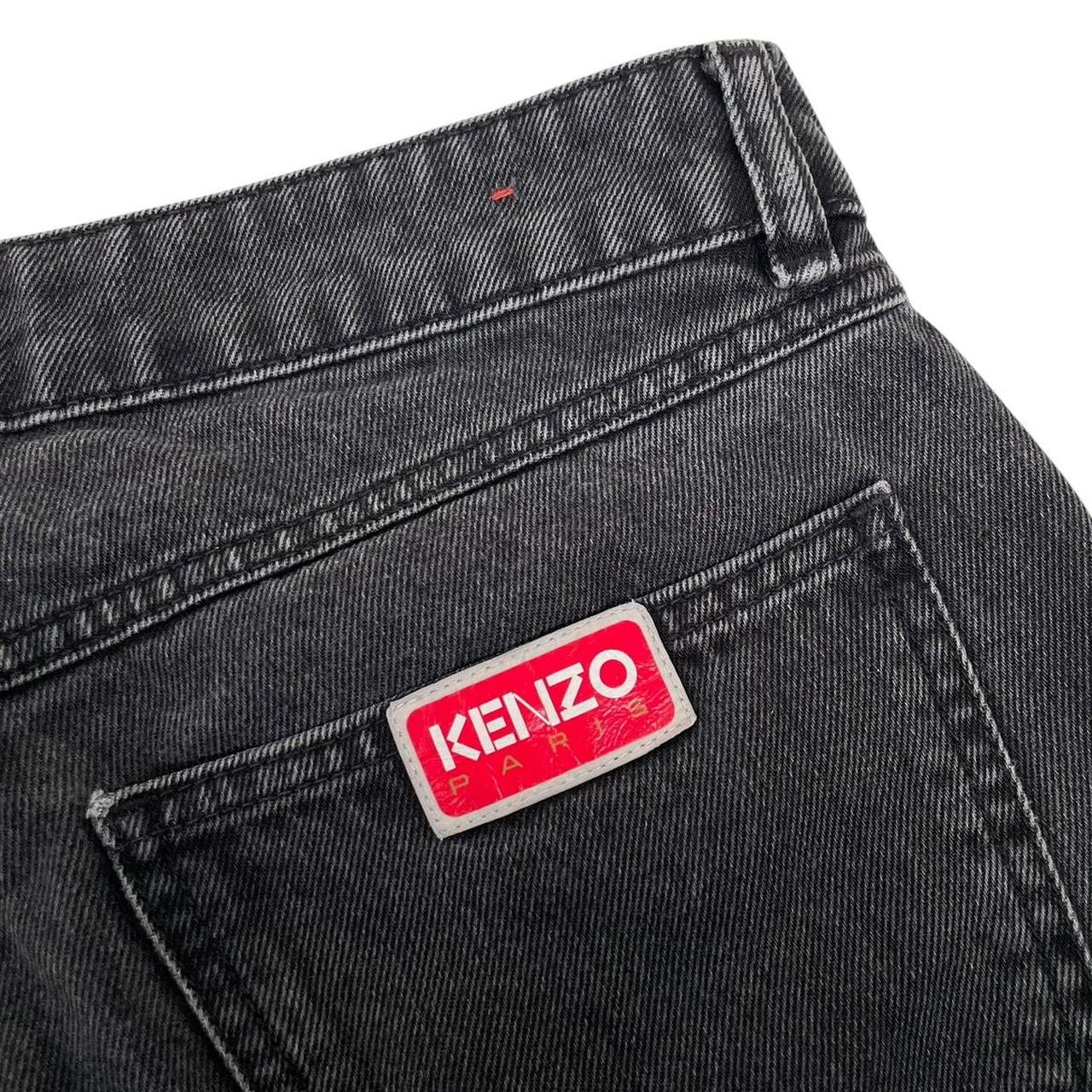 Kenzo Bara Dark Grey Slim Fit Denim Jeans