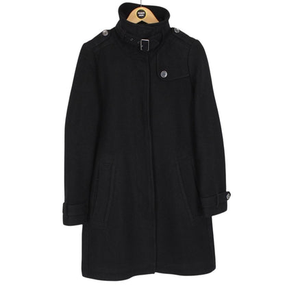 Burberry Brit Black Cashmere Wool Blend Coat