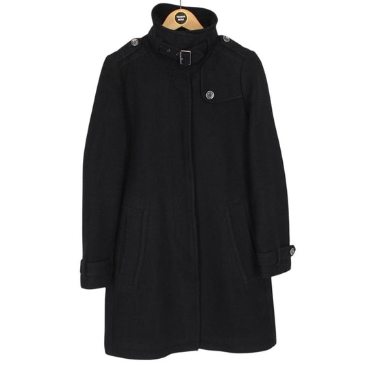 Burberry Brit Black Cashmere Wool Blend Coat