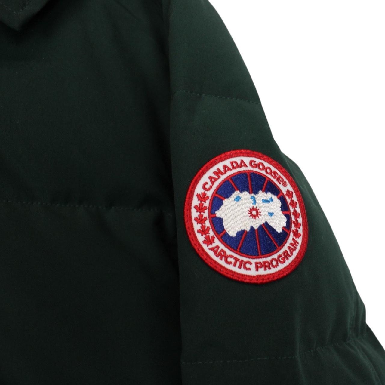 Canada Goose Spruce Green Carson Parka Down Coat with Fur Trim