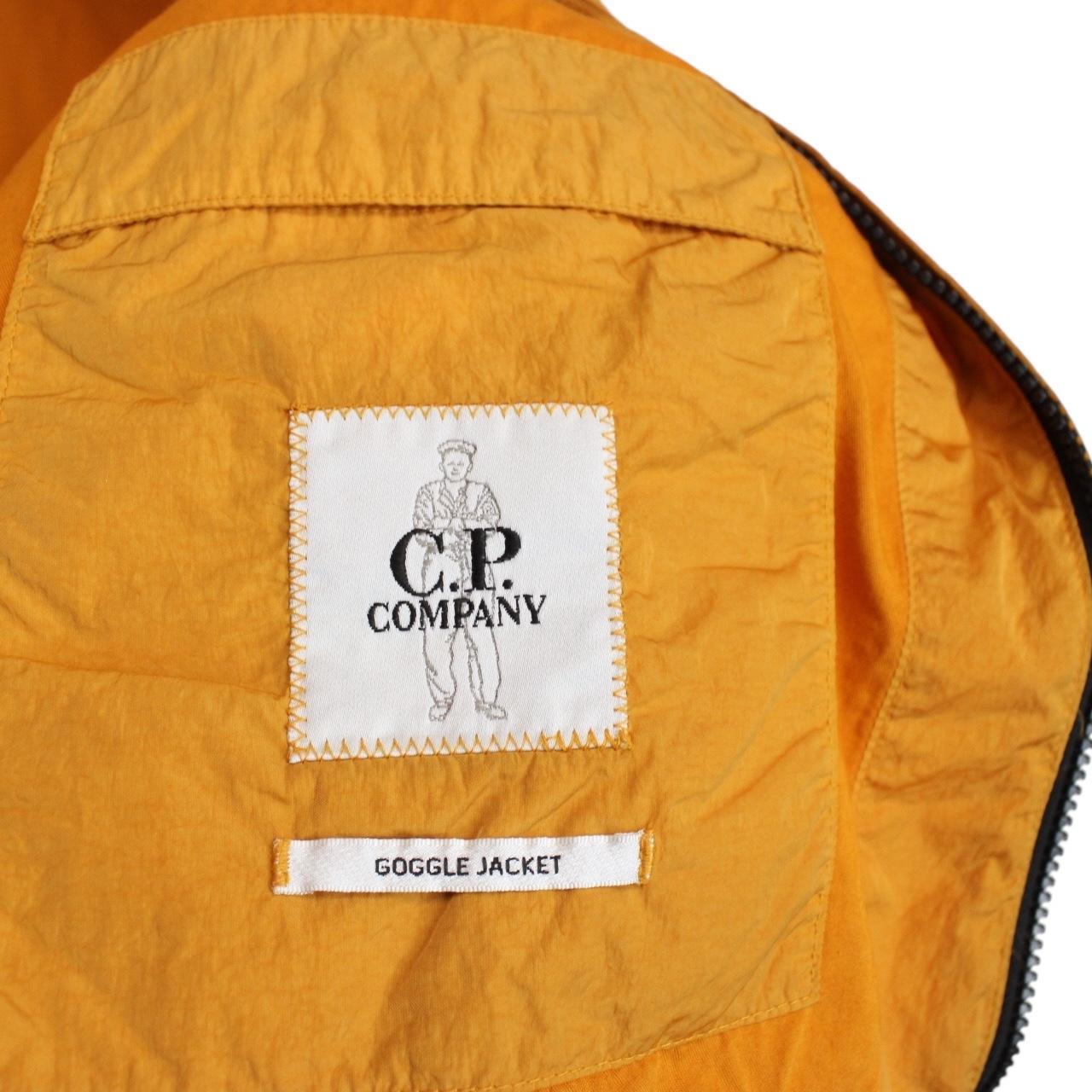 CP Company Orange Full Zip Chrome-R Nylon Garment Dyed Goggle Jacket