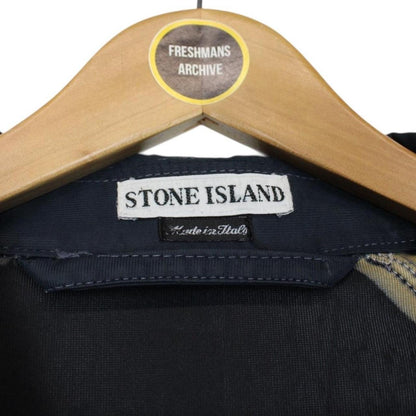 Vintage Stone Island SS 1998 Navy Blue Green Edge Badge Nylam Jacket