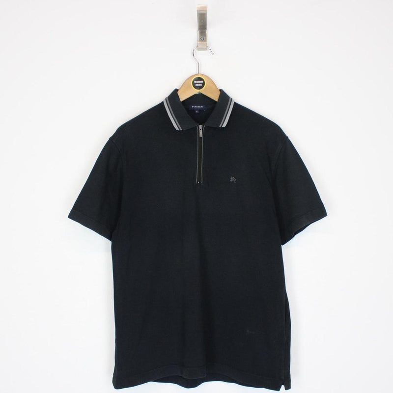 Vintage Burberry London 1/4 Zip Polo Shirt XL – Freshmans