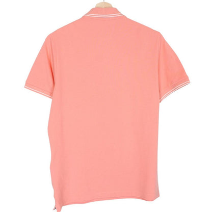 Stone Island AW 2022 Peach Orange Short Sleeve Compass Cotton Polo Shirt