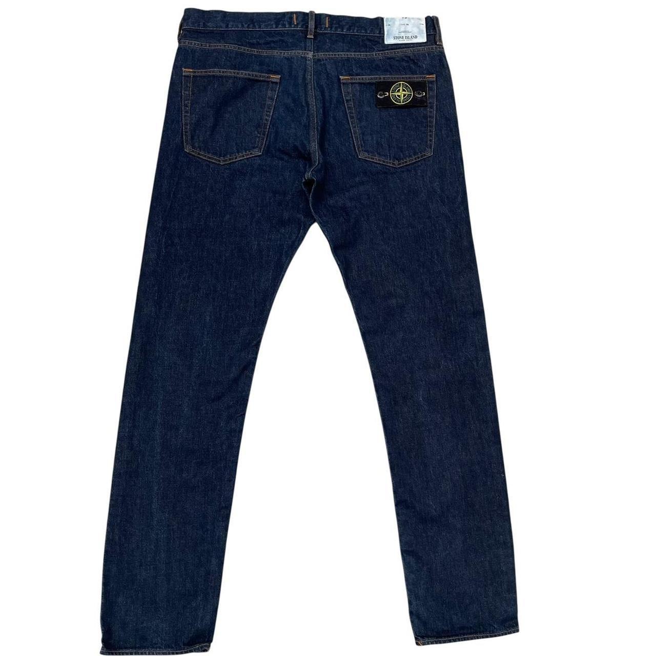 Stone Island SS 2017 Navy Blue Slim Fit Denim Jeans