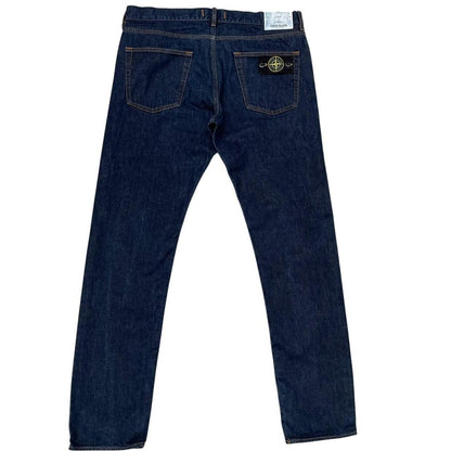 Stone Island SS 2017 Navy Blue Slim Fit Denim Jeans