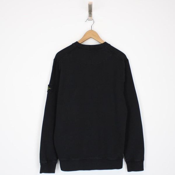 Stone Island AW 2022 Black Cotton Sweatshirt Jumper