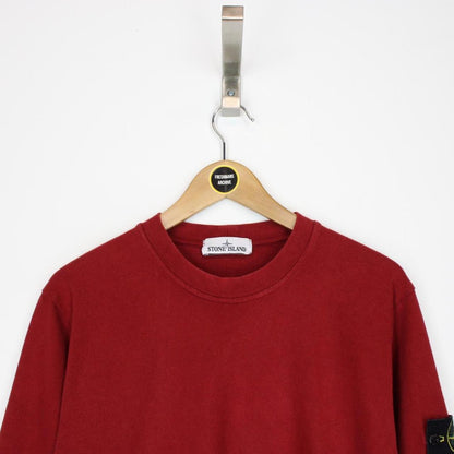 Stone Island SS 2016 Red Cotton Sweatshirt Jumper