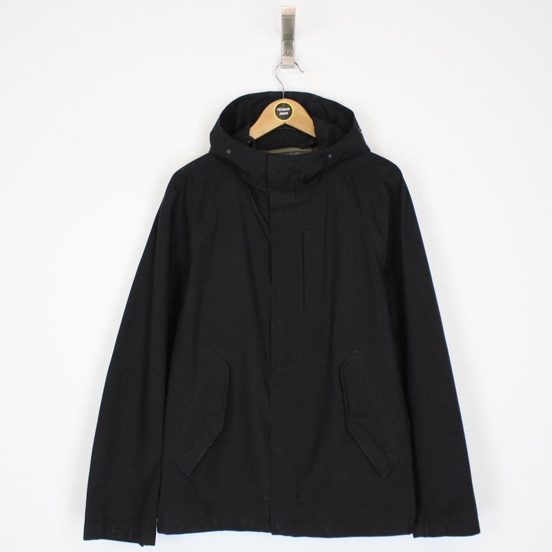 Vintage Prada Sport Black Waterproof Hooded Jacket