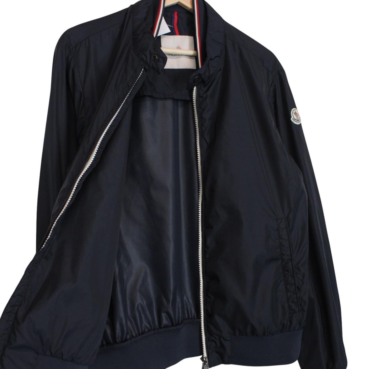 Moncler Miroir Navy Blue Full Zip Nylon Windbreaker Jacket