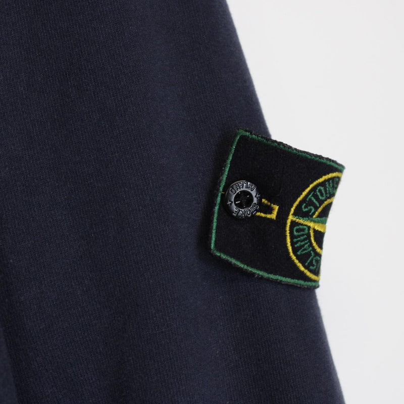 Vintage Stone Island SS 1996 Navy Blue and Grey Reversible Green Edge Badge