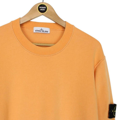 Stone Island AW 2020 Orange Cotton Sweatshirt Jumper