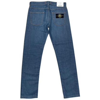 Stone Island Blue RE-T Fit Denim Jeans