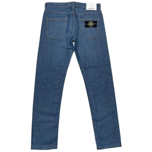 Stone Island Blue RE-T Fit Denim Jeans