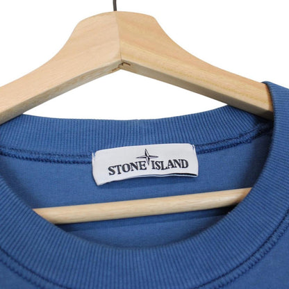 Stone Island AW 2020 Blue Cotton Sweatshirt Jumper
