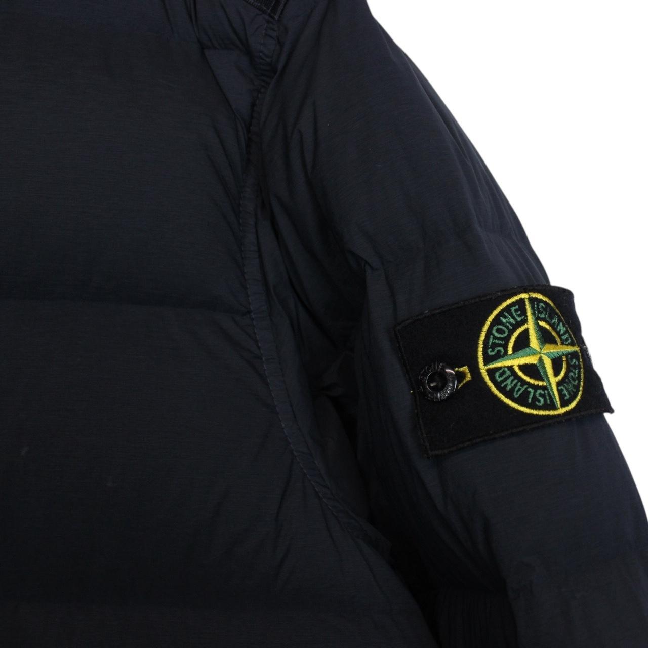 Stone Island AW 2023 Navy Blue Seamless Tunnel Nylon Down-TC Jacket