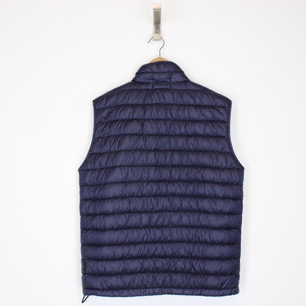 Stone Island AW 2015 Navy Blue Garment Dyed 26 GR x SQM_N Down Gilet