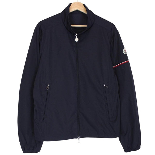 Moncler Ruinette Navy Blue Full Zip Nylon Windbreaker Jacket