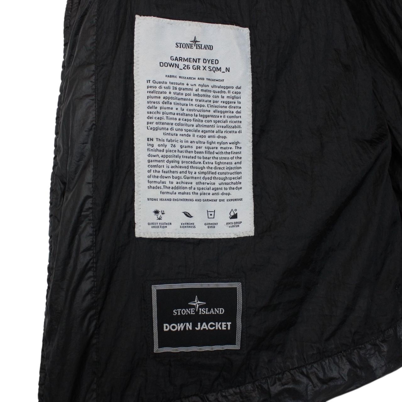 Stone Island AW 2011 Black Garment Dyed Down 26 GR x SQM_N Puffer Jacket