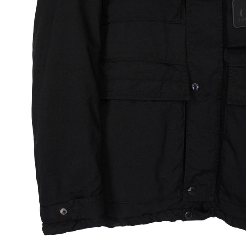 CP Company Metropolis Urban Protection Taylon P Black Full Zip Quilted Jacket