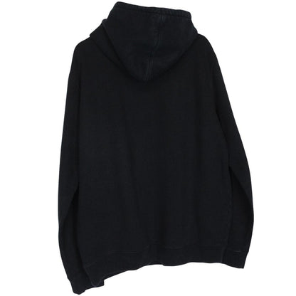 Marcelo Burlon black hoodie featuring pitbull dog print and cotton material.