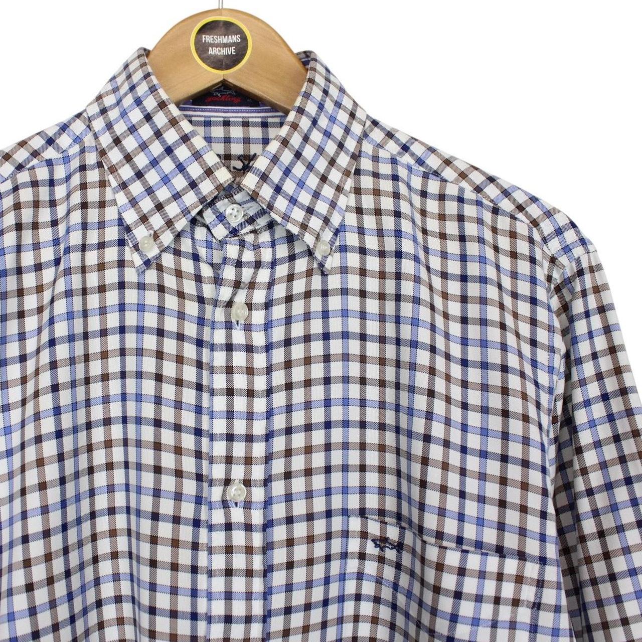 Paul &amp; Shark Multicoloured Check Long Sleeve Cotton Shirt
