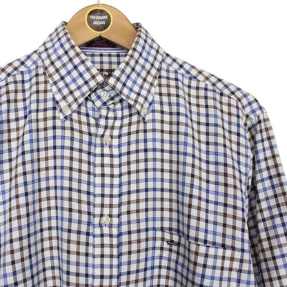 Paul &amp; Shark Multicoloured Check Long Sleeve Cotton Shirt