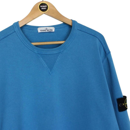 Stone Island SS 2018 Blue Cotton Sweatshirt Jumper