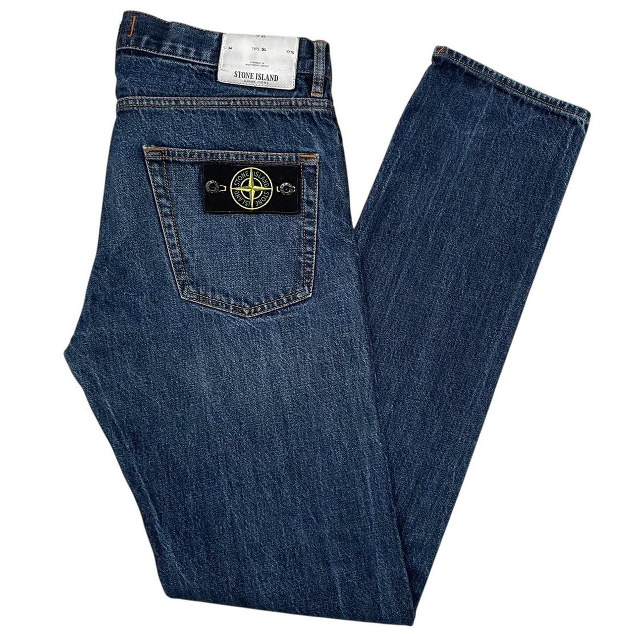 Stone Island AW 2016 Navy Blue Slim Fit Denim Jeans