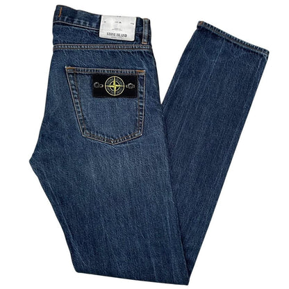 Stone Island AW 2016 Navy Blue Slim Fit Denim Jeans