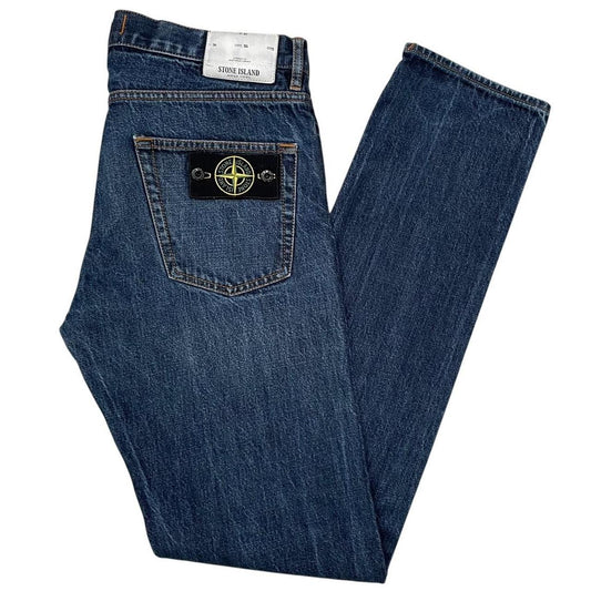 Stone Island AW 2016 Navy Blue Slim Fit Denim Jeans