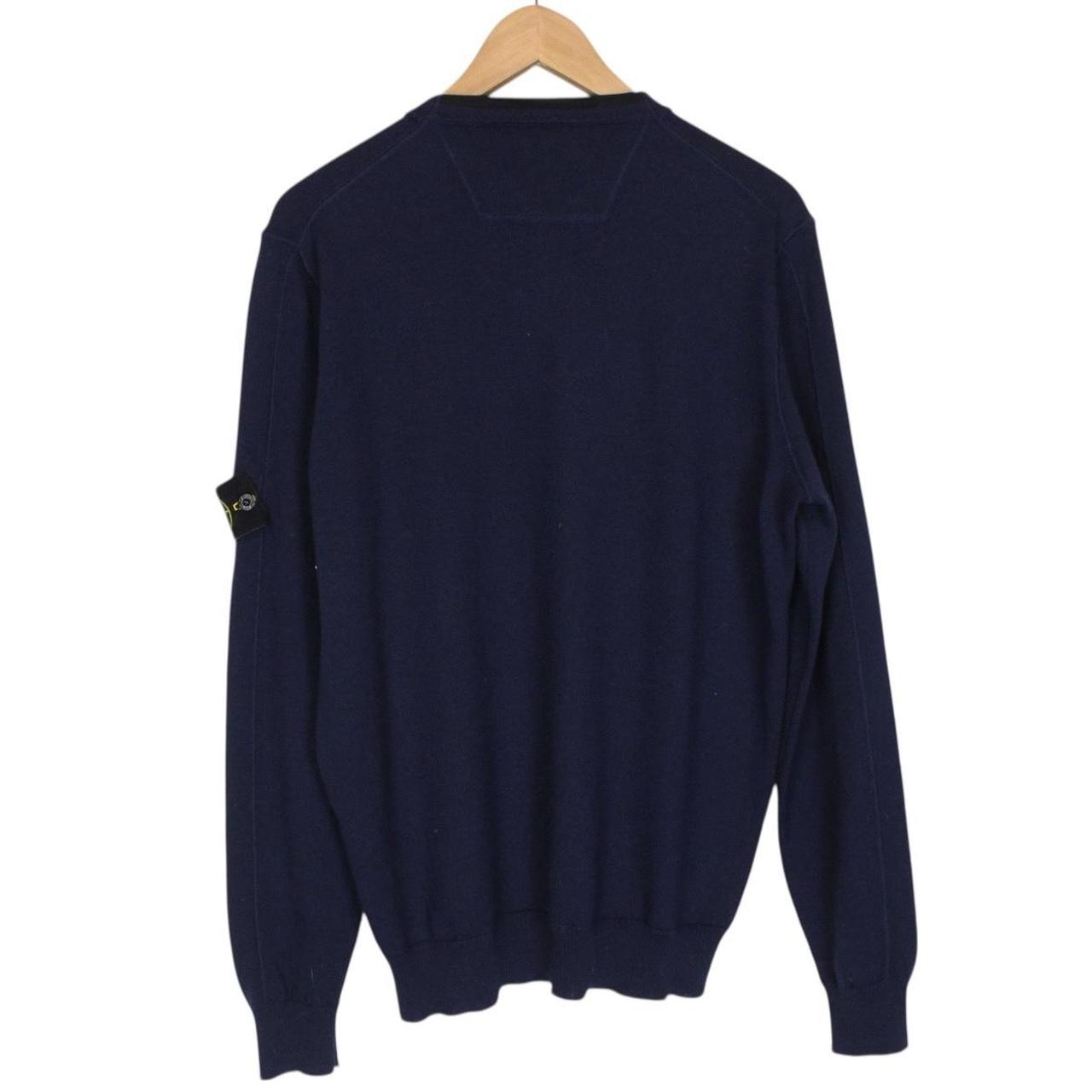 Stone Island AW 2016 Navy Blue Wool Knit Jumper