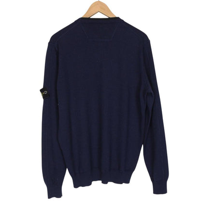 Stone Island AW 2016 Navy Blue Wool Knit Jumper