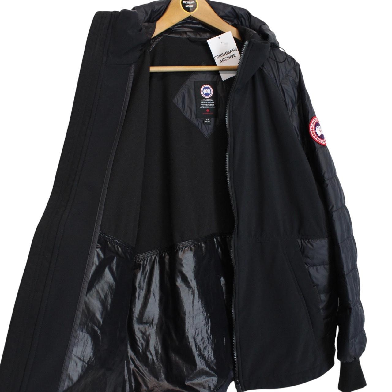 Canada Goose Black Hybridge Weyburn Down Hoodie Jacket