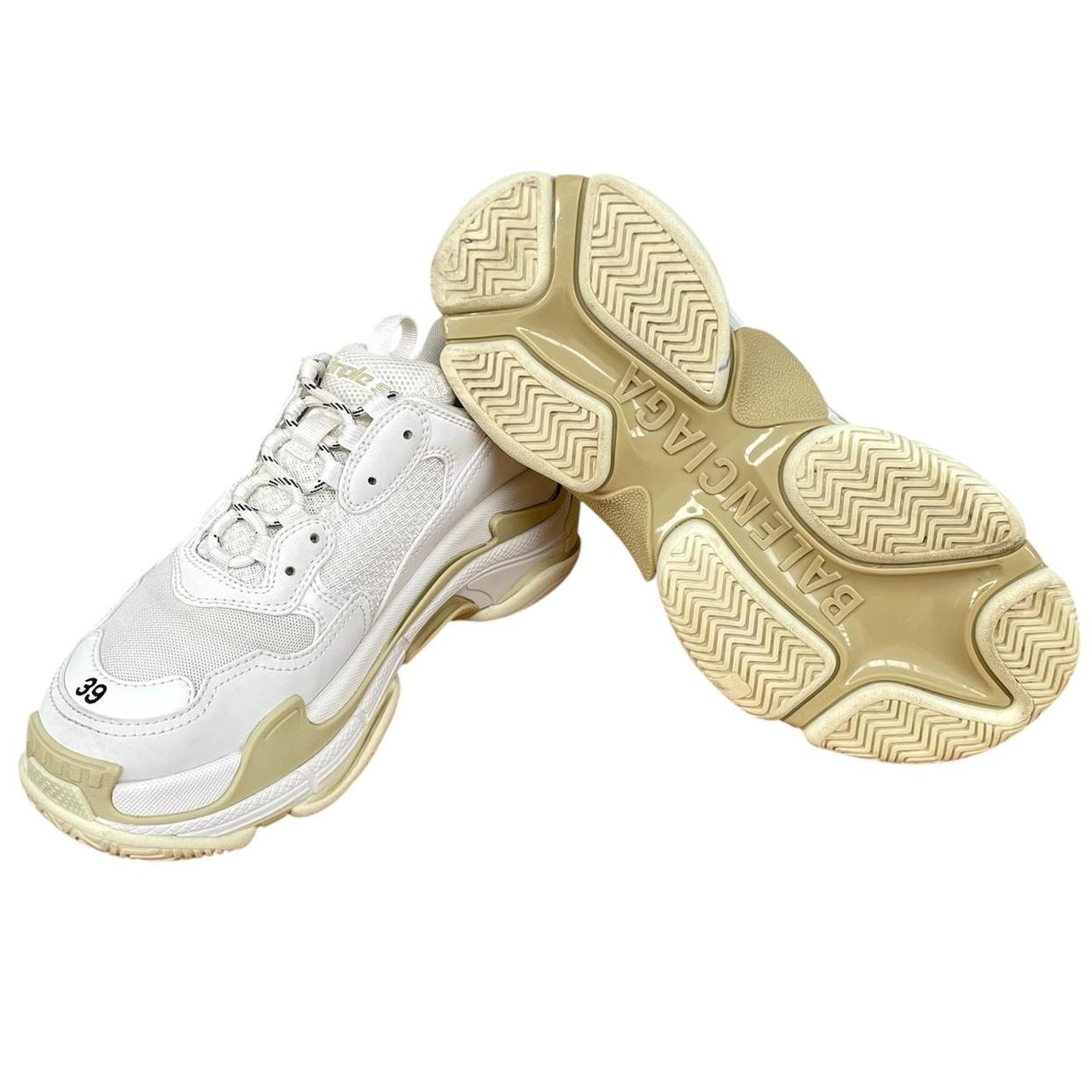 Balenciaga Triple S White Mesh Trainers