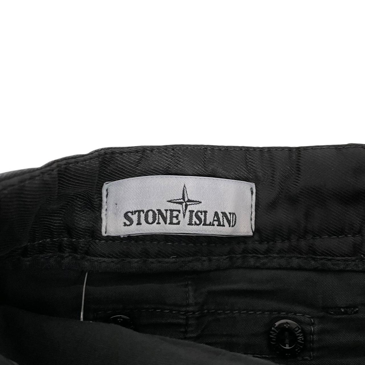 Stone Island AW 2020 Black Skinny Fit Cargo Trousers