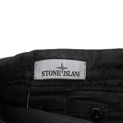 Stone Island AW 2020 Black Skinny Fit Cargo Trousers