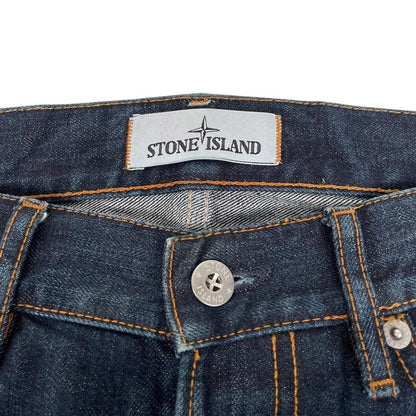 Stone Island AW 2014 Navy Blue RE-T Fit Denim Jeans