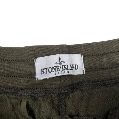 Stone Island SS 2019 Khaki Green Cotton Jogger Shorts