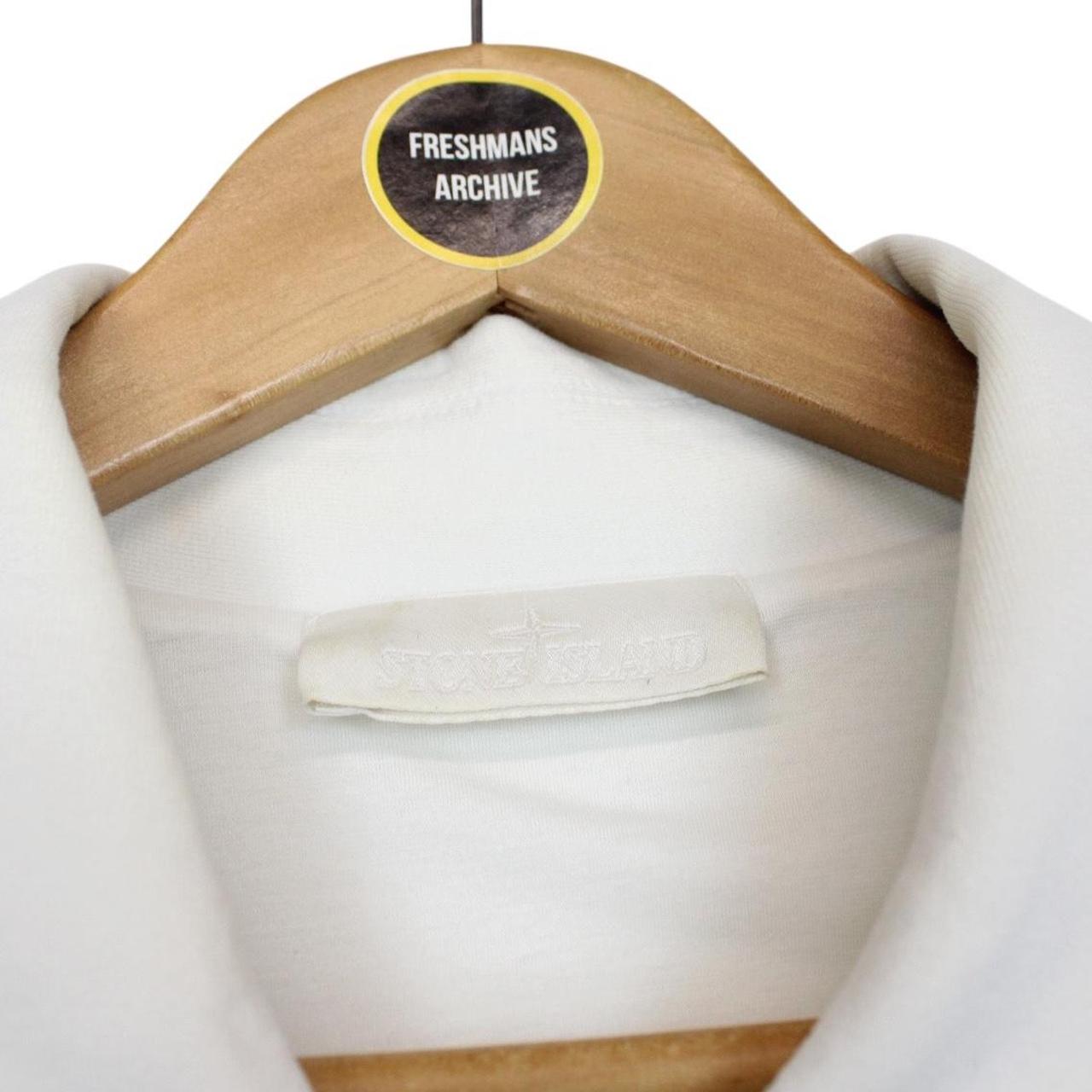 Stone Island Ghost SS 2022 Cream 1/4 Zip Stretch Cotton Sweatshirt Jumper