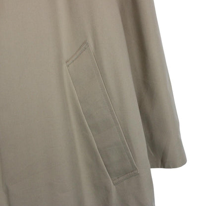 Vintage Aquascutum Tan Brown House Check Single Breasted Trench Coat