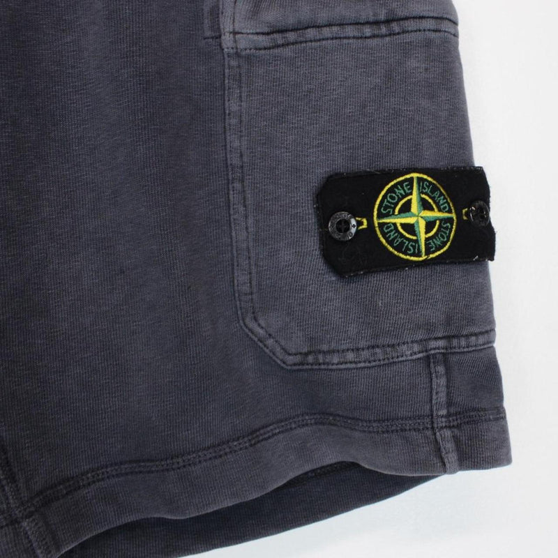 Stone Island SS 2016 Navy Blue Cotton Jogger Shorts