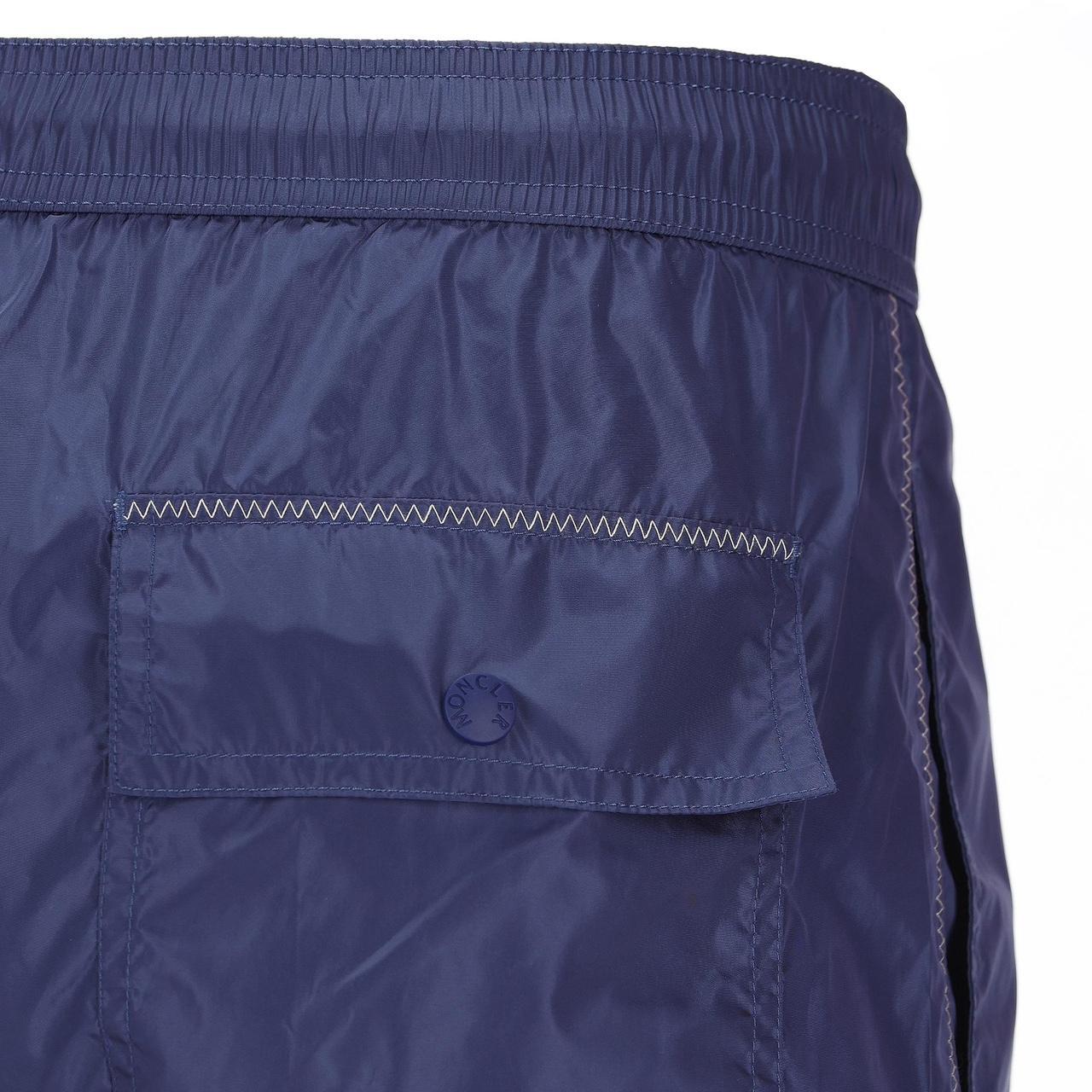Moncler Navy Blue Nylon Swim Shorts